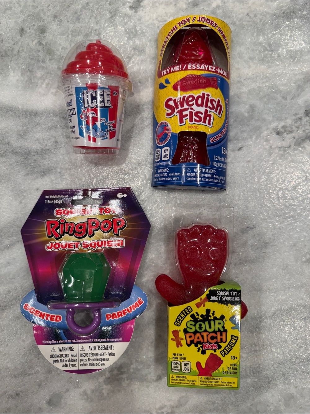 Ice Kids Candy Scented Squishy Pack - Ice Brand Red & Green Toys